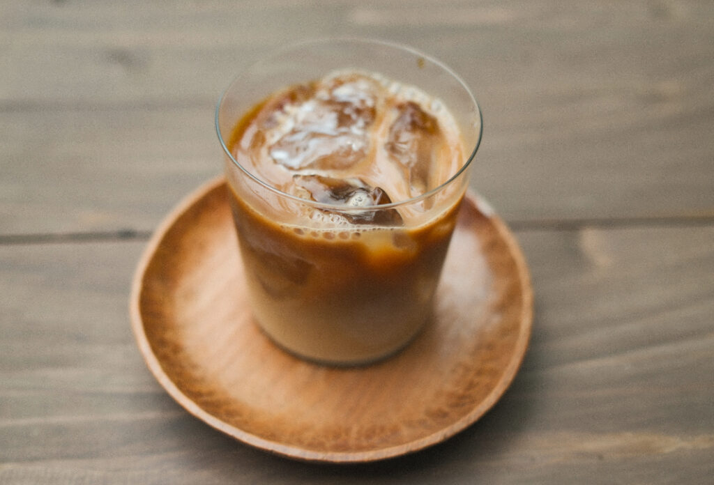ひばり屋カフェラテ